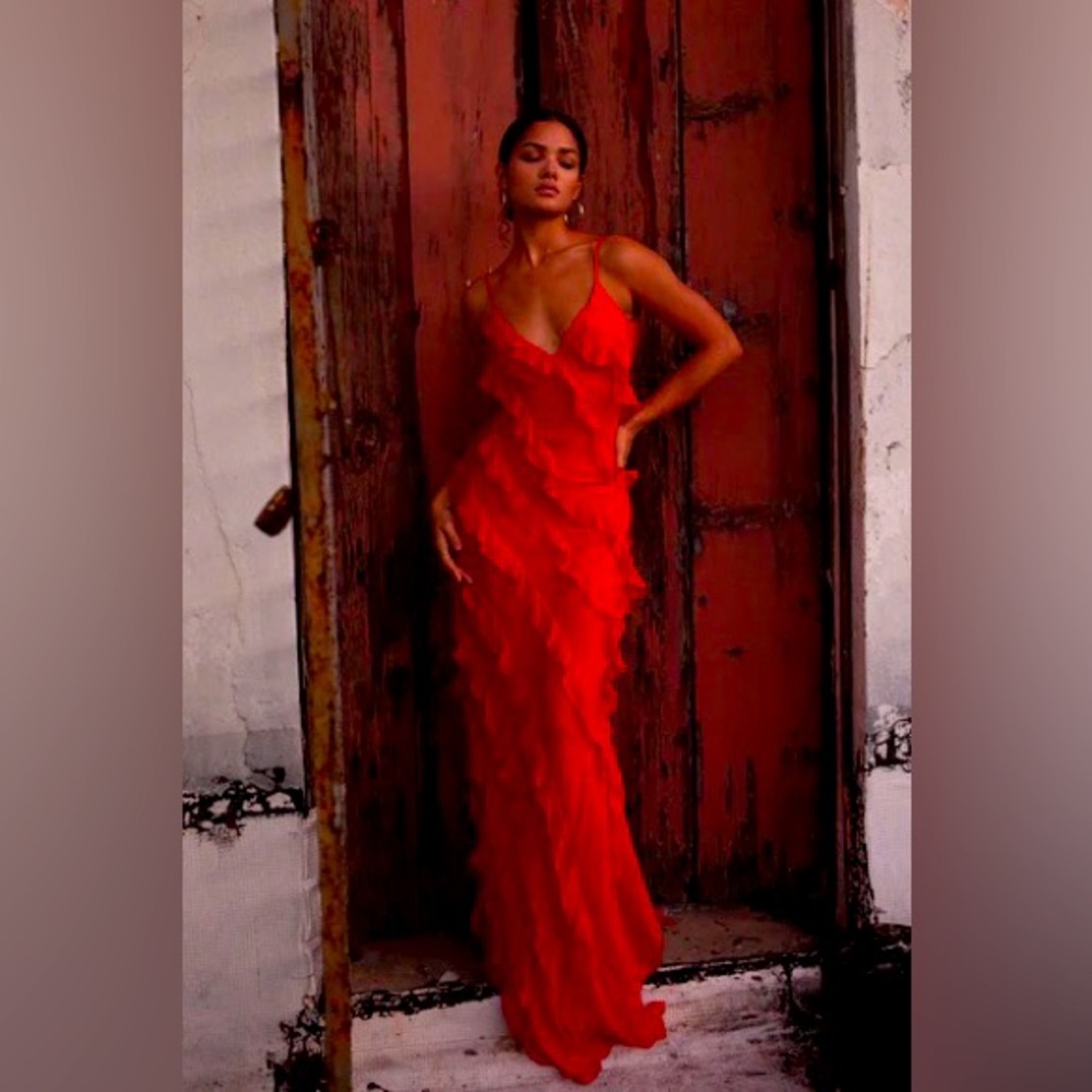 Beautiful Red Cecelia dress